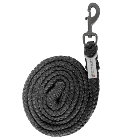 Anbindestrick Plus Karabiner, dunkle Beschläge