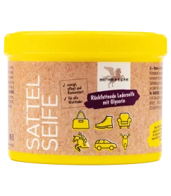 Bense & Eicke Sattelseife mit Schwamm, 500 ml