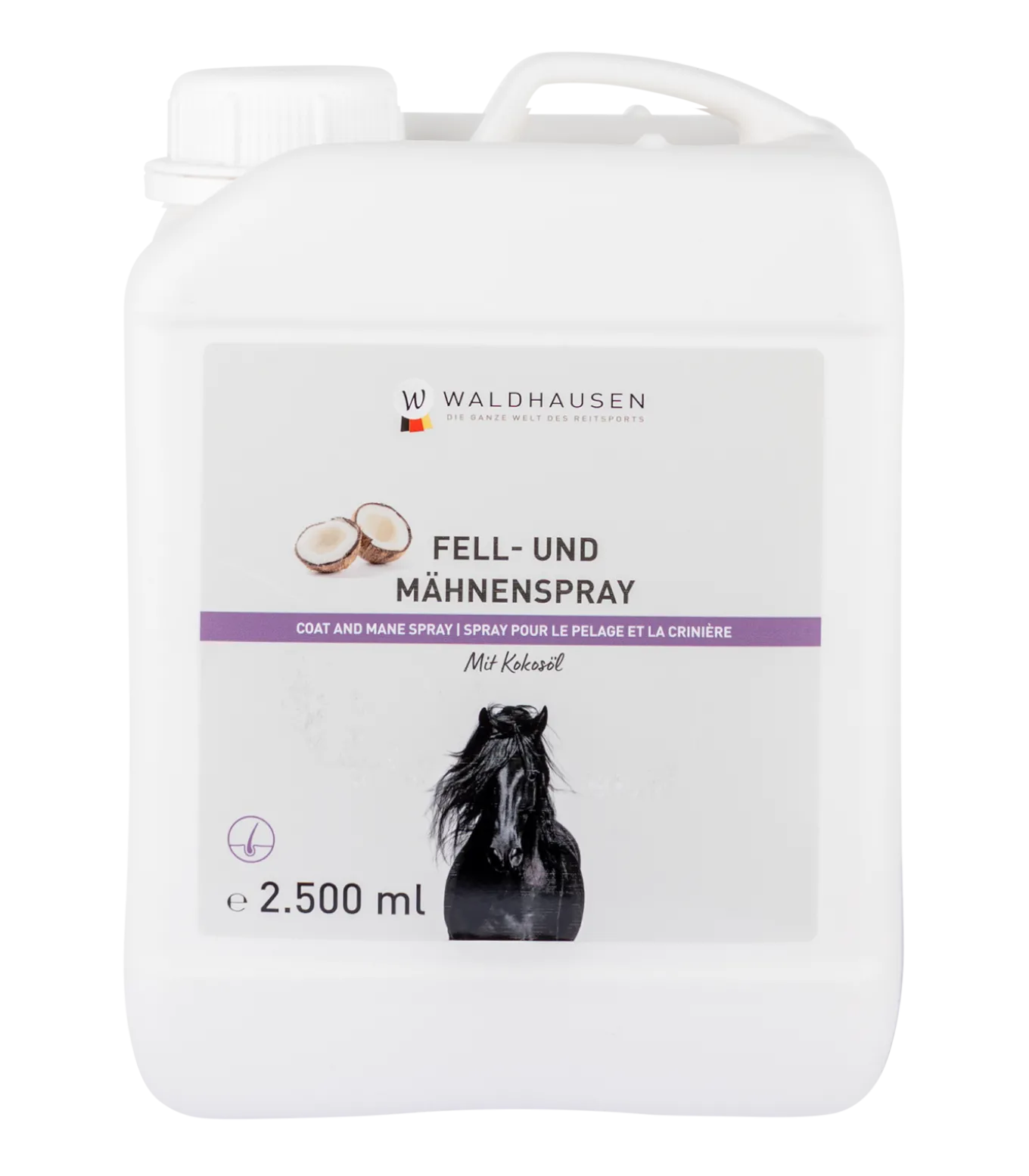 Fell- und Mähnenspray mit Kokosöl, 2500 ml