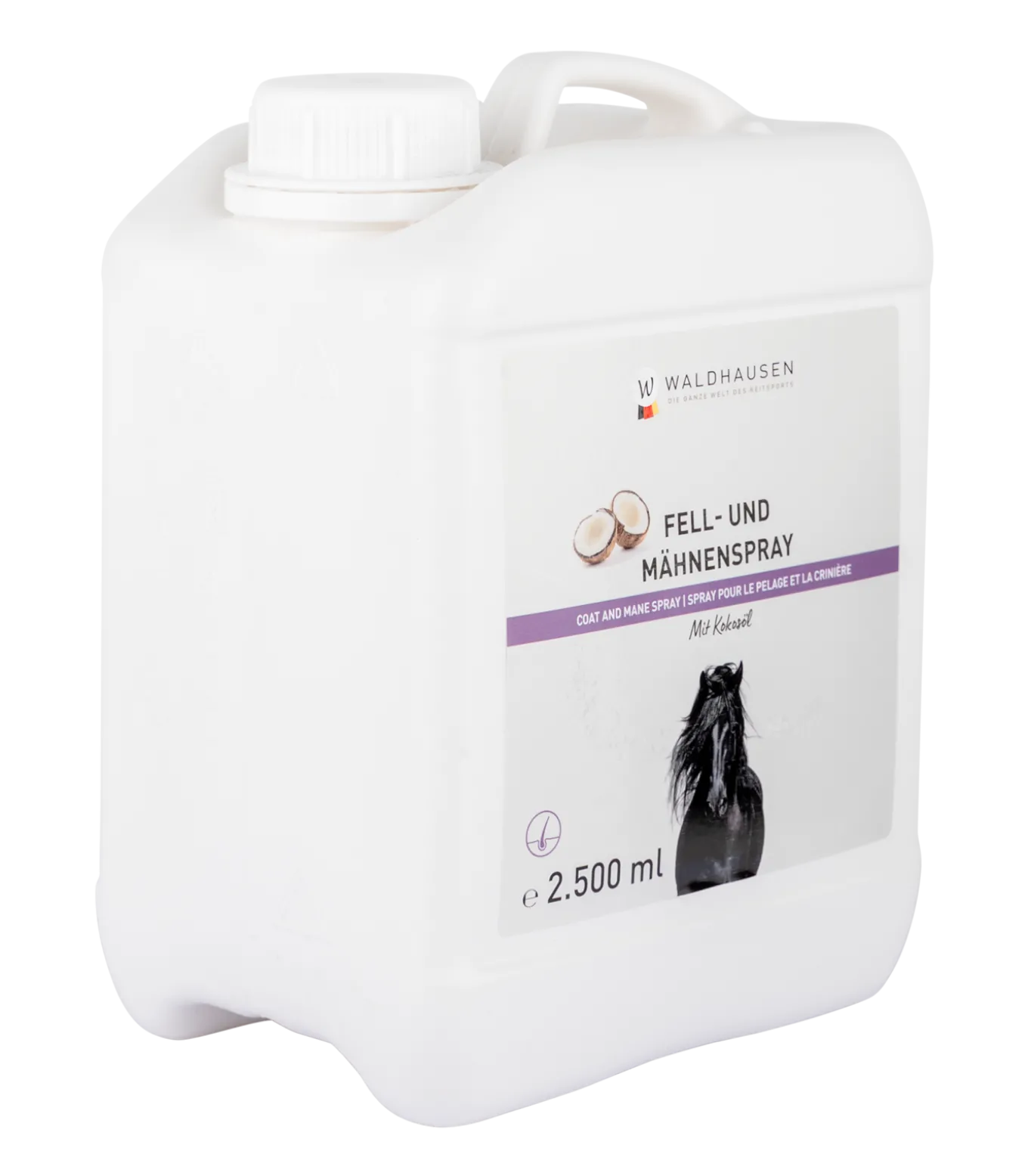 Fell- und Mähnenspray mit Kokosöl, 2500 ml