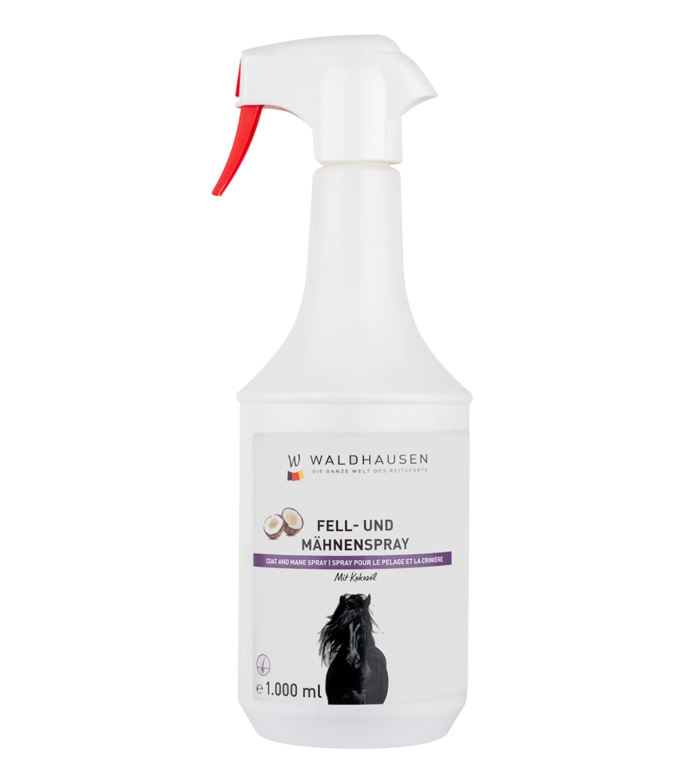 Fell- und Mähnenspray mit Kokosöl, 1000 ml