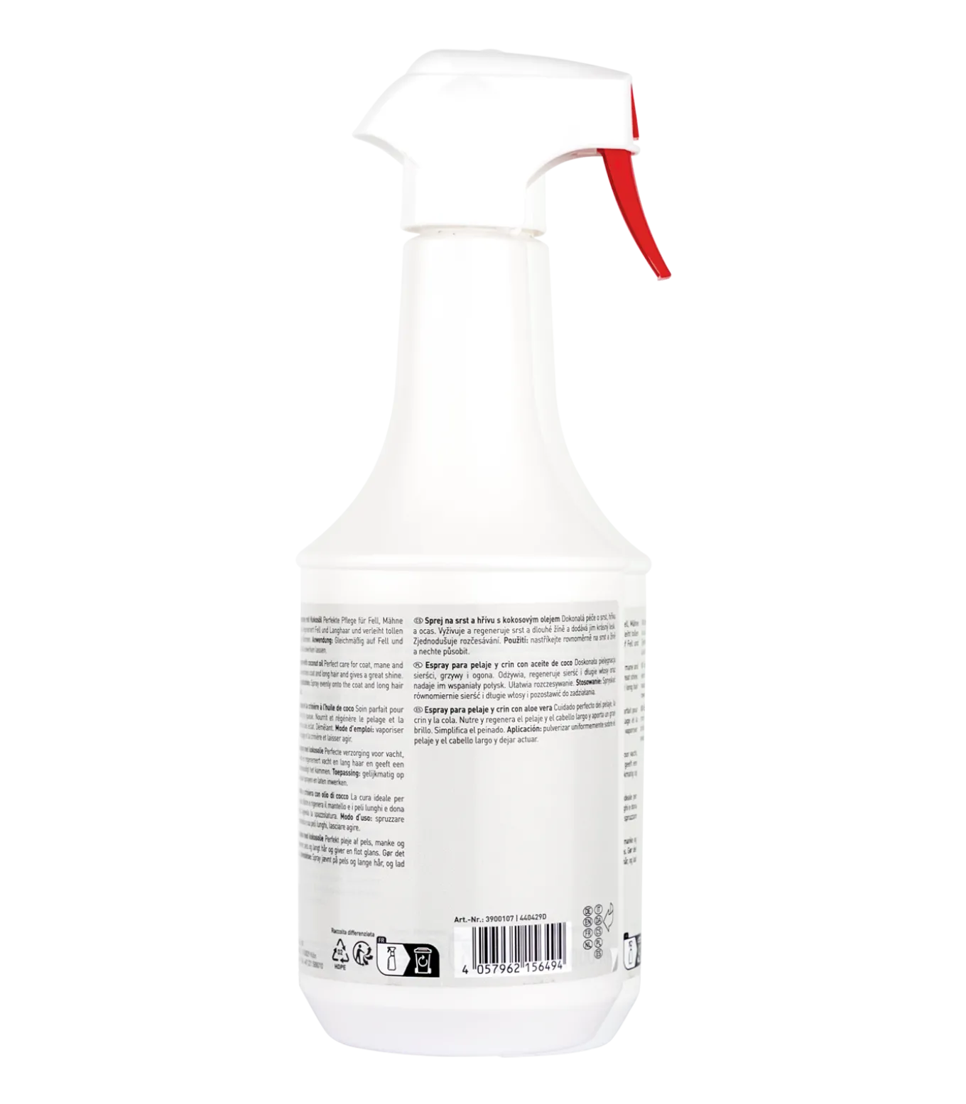 Fell- und Mähnenspray mit Kokosöl, 1000 ml