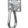 Karabinerhaken auf Platte