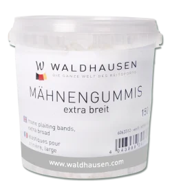 Mähnengummis extra breit im Eimer