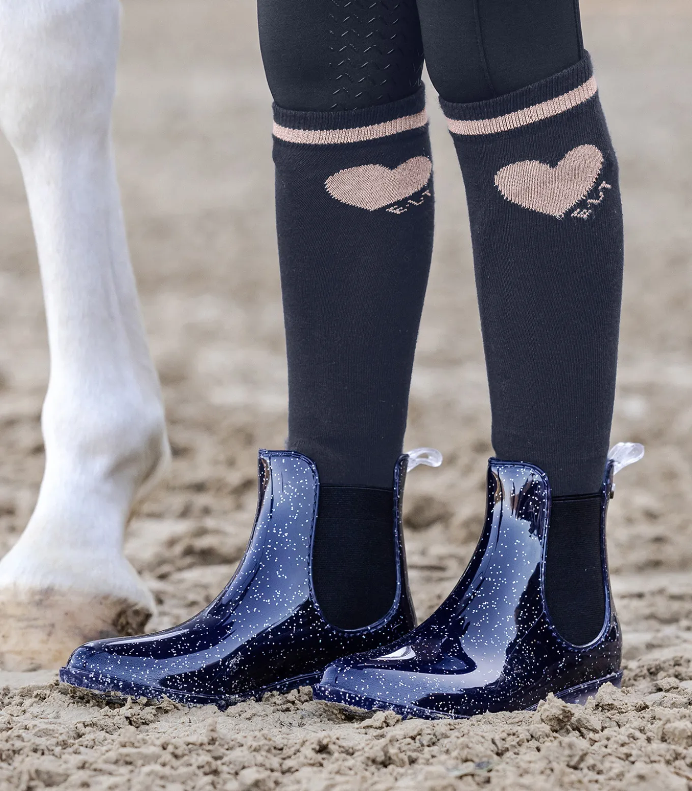 Reitsocken Glitter, Kids