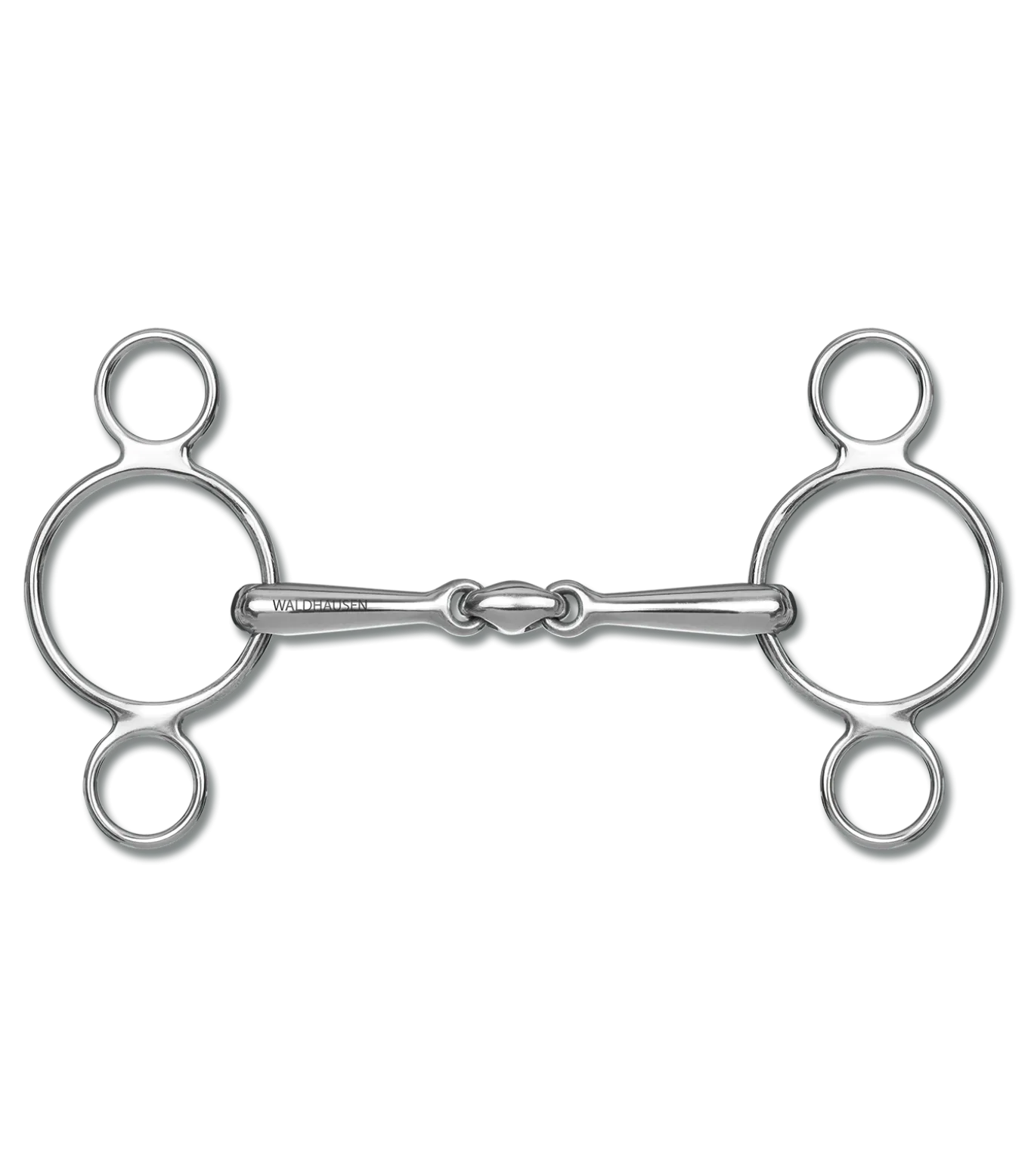 3-Ringtrense doppelt gebrochen, massiv