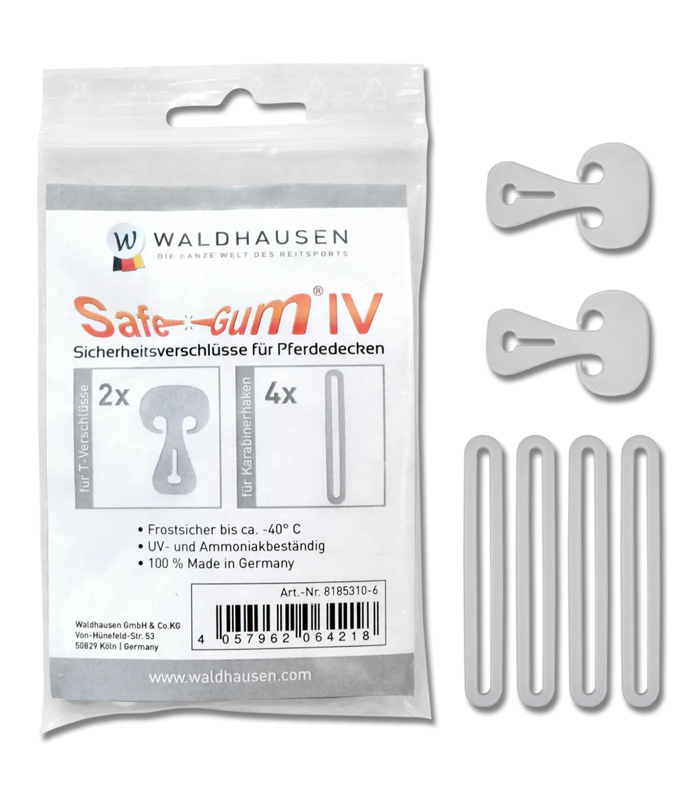 Safe-Gum, 6er Set gemischt