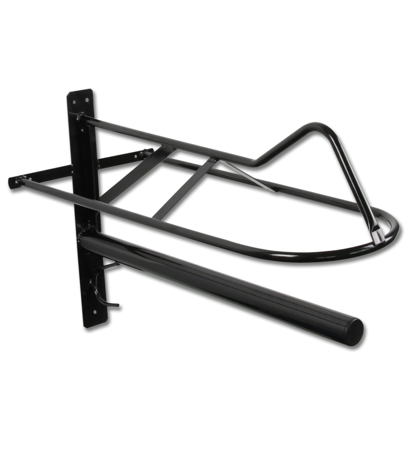 Sattelhalter mit Sattelunterlagenstange, Metall