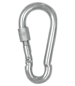 Sicherheits-Karabiner mit Schraubverschluss 9cm
