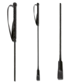 Springgerte mit schmaler Lederklatsche