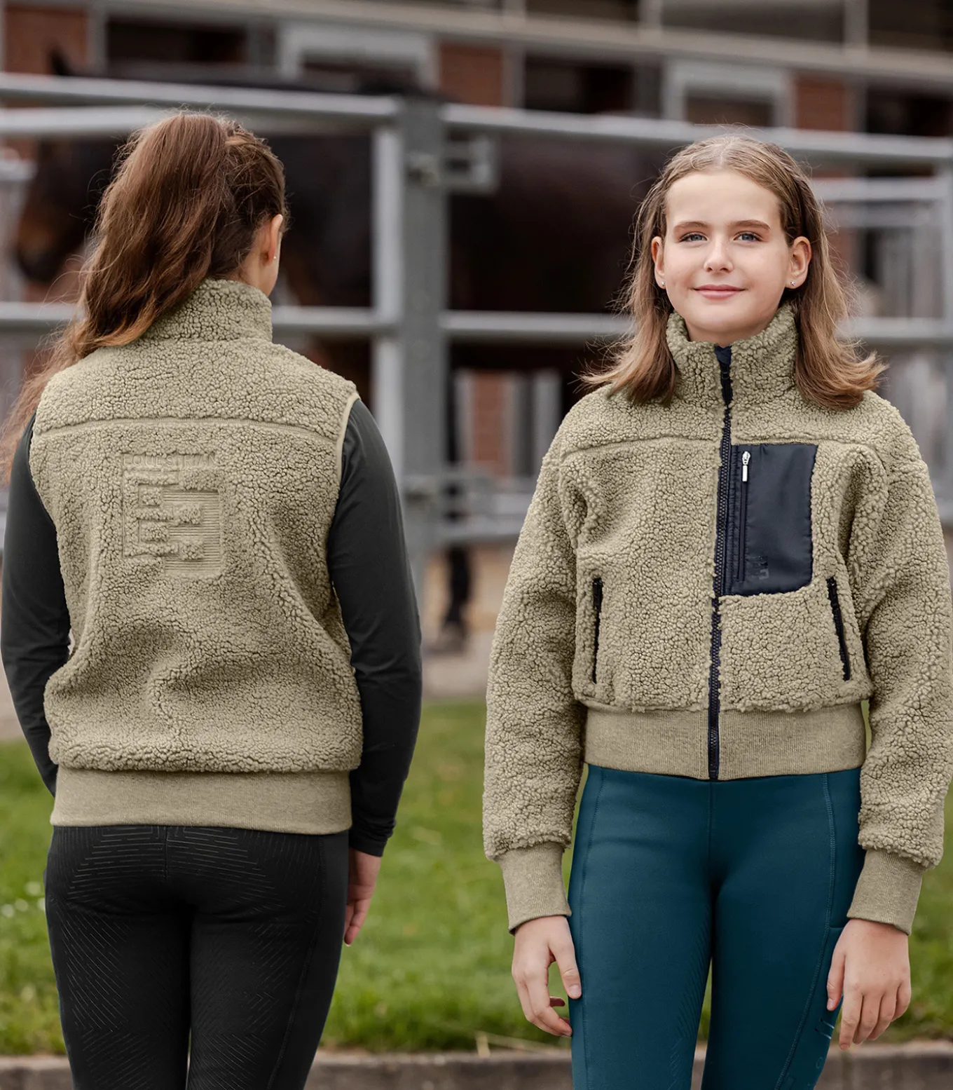 Teddy Fleece Jacke Alba, Teens